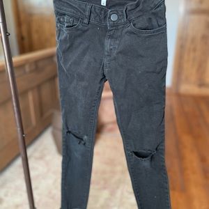Girls size 8 Chloe jeans black